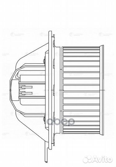 Э/вентилятор отоп. для а/м BMW 3 (E90) (05) /X3