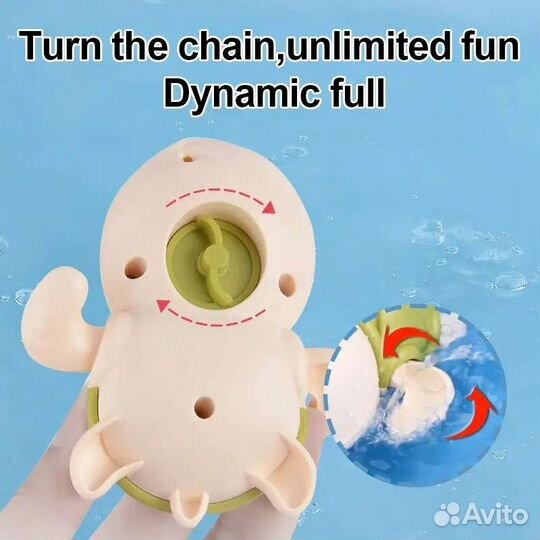 Набор игрушек для плавания новый