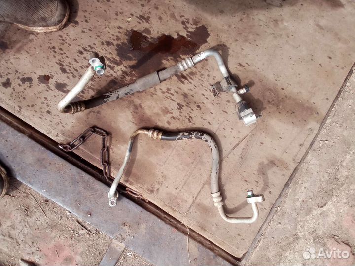 Kia spectra трубки кондиционера компрессора