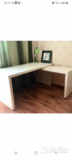 Компьютерный стол IKEA белый
