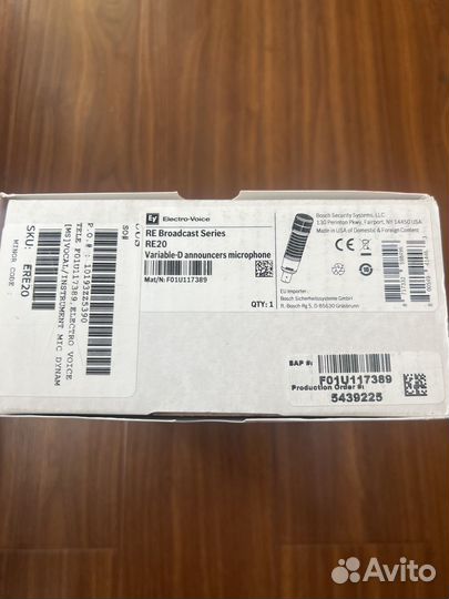 Микрофон Electro voice re20