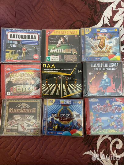 Лицензионные игры для пк новые (диски)