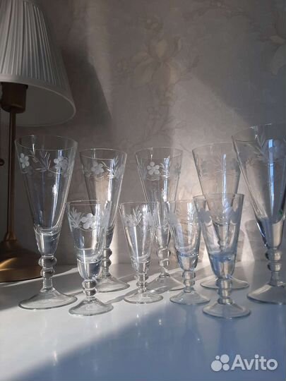 Каталожные фужеры, рюмки 1кдо СССР