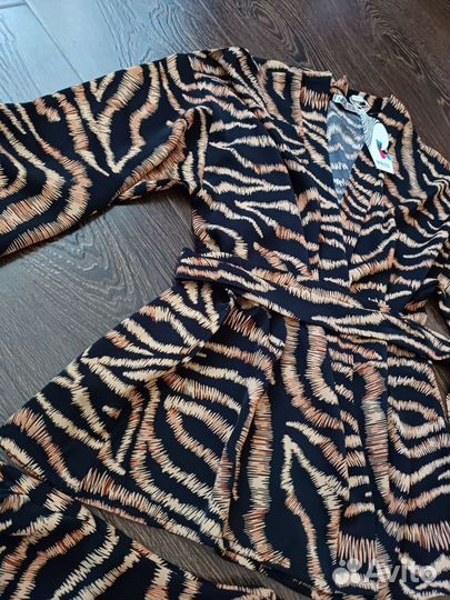 Костюм в пижамном стиле женский летний 42-44