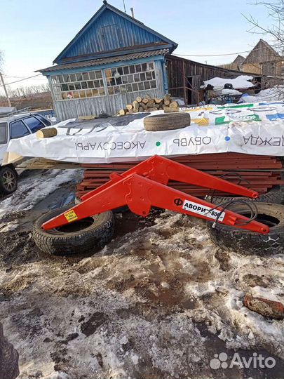 Новый кун на мтз 80 с ковшом