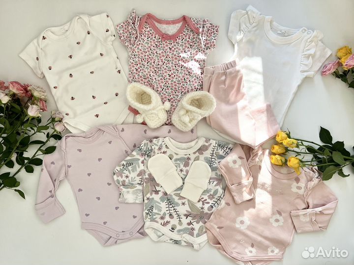 Детские вещи пакетом на девочку 56-62