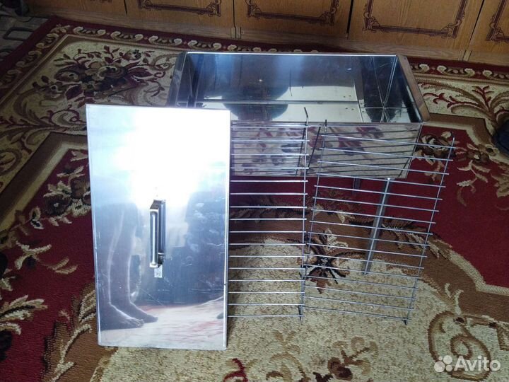 Коптильня горячего копчения из нержавейки