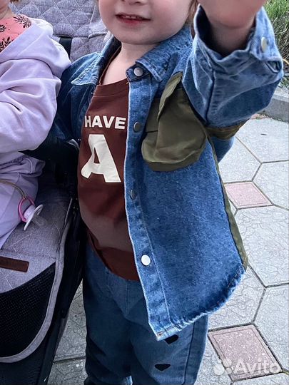 Рубашка джинсовая детская