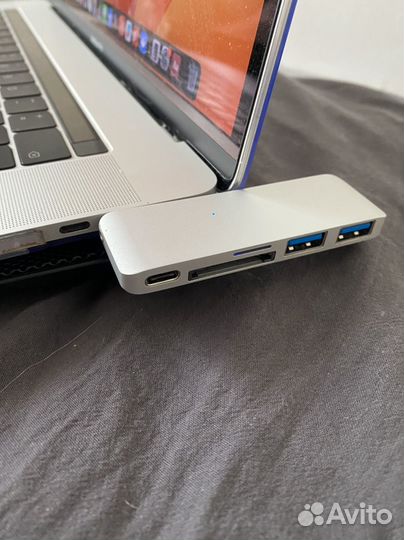 Адаптер USB HUB moonfish type-c 5 в 1 Macbook