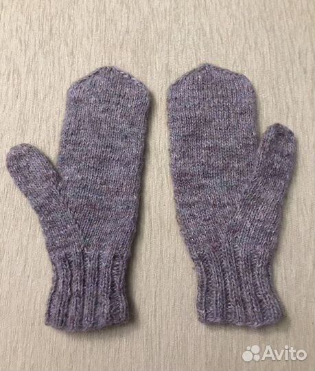Варежки вязаные