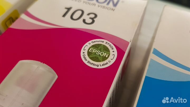 Оригинальные водорастворимые чернила Epson 103