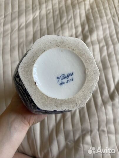 Ваза дельфт delft blue