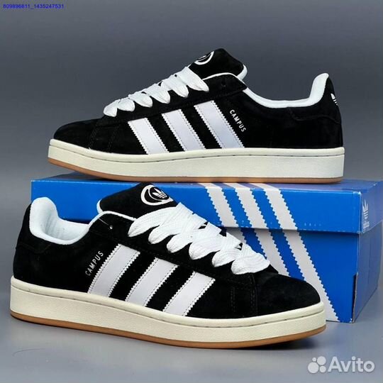 Кроссовки Adidas Campus 00 Black (Арт.60174)