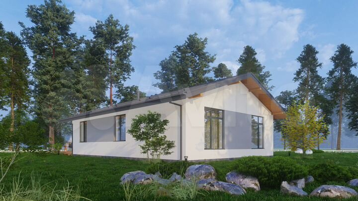 Дом 105,5 м² на участке 12,5 сот.