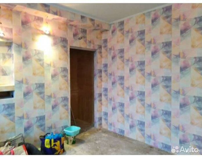 Поклейка обоев