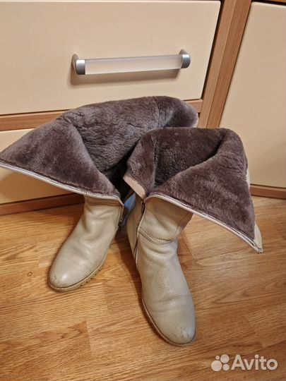 Зимние женские сапоги 38 натуральная кожа