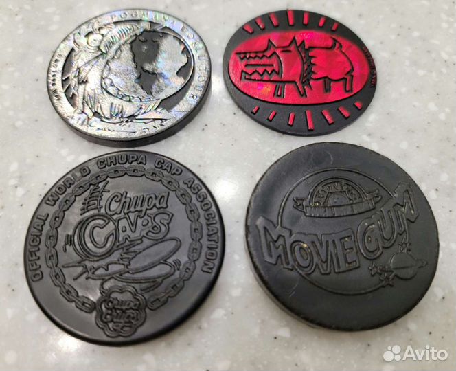 Биты игровые для фишек Хит 90-х игрушки киндер