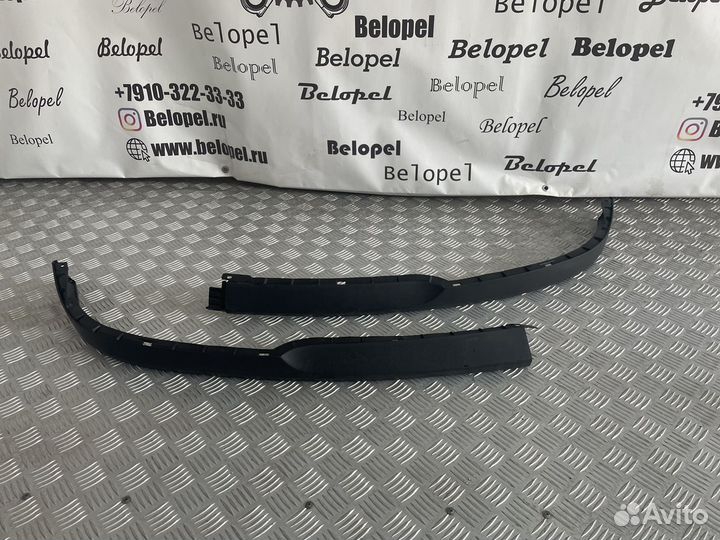Юбка переднего бампера Opel Astra H