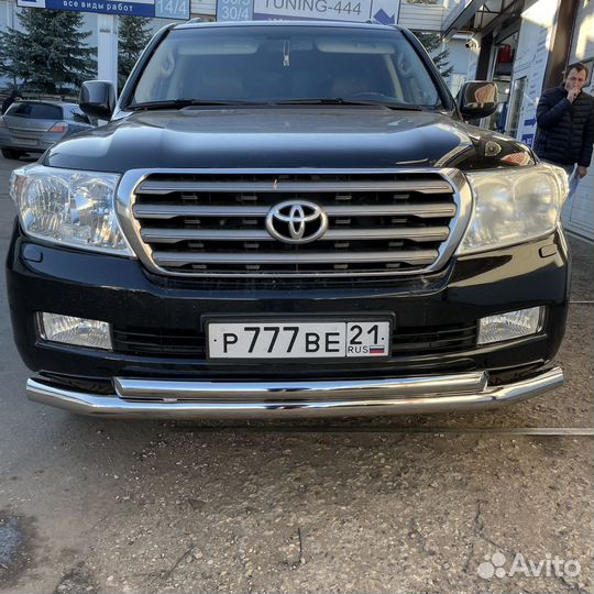 Защита переднего бампера Land Cruiser 200