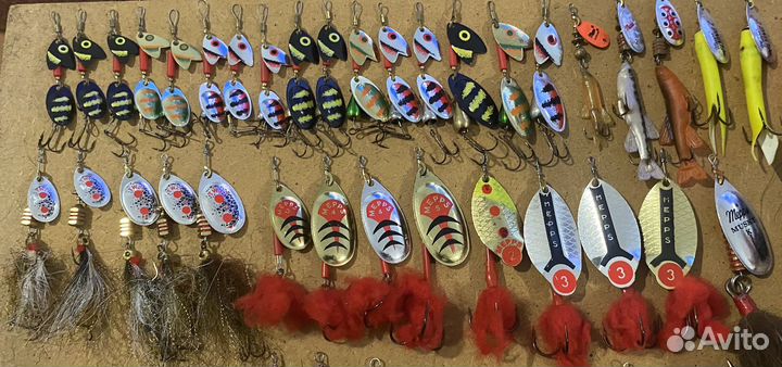 Блесна Mepps, Daiwa, Abu Garcia, Hansen, Aise