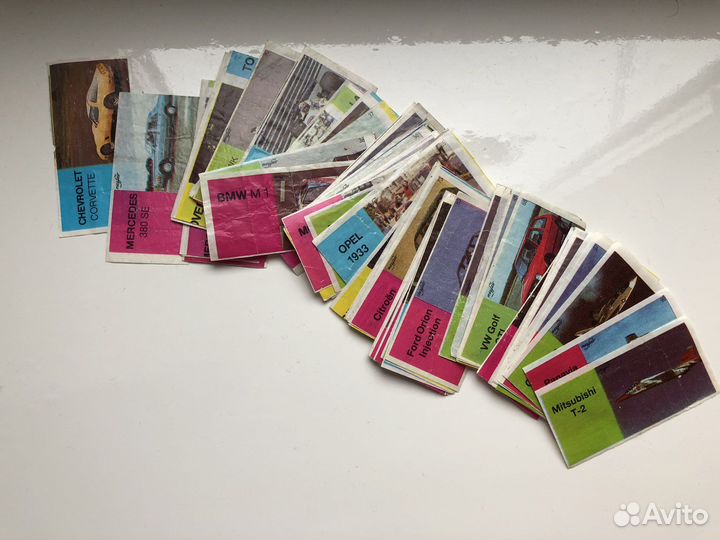 Вкладыши от жвачки