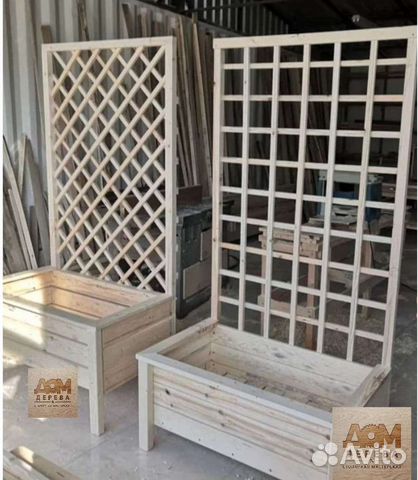 Грядка деревянная под огурцы вьющиеся растения