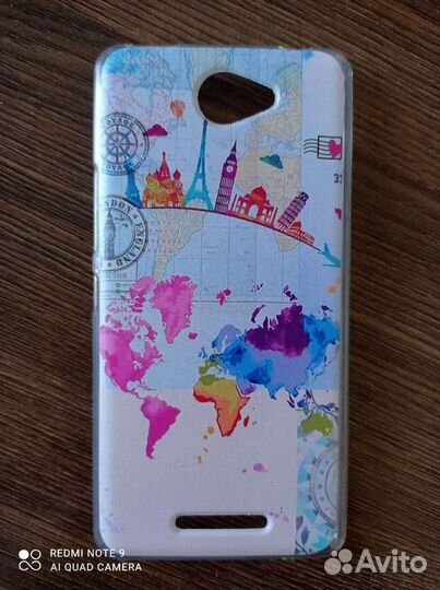 Новый чехол bq aquaris u lite