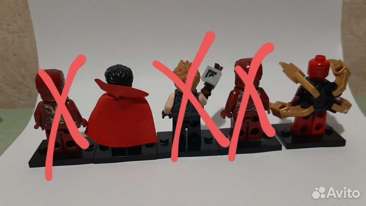 Lego минифигурки Мстители