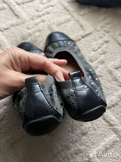 Балетки натуральная кожа geox