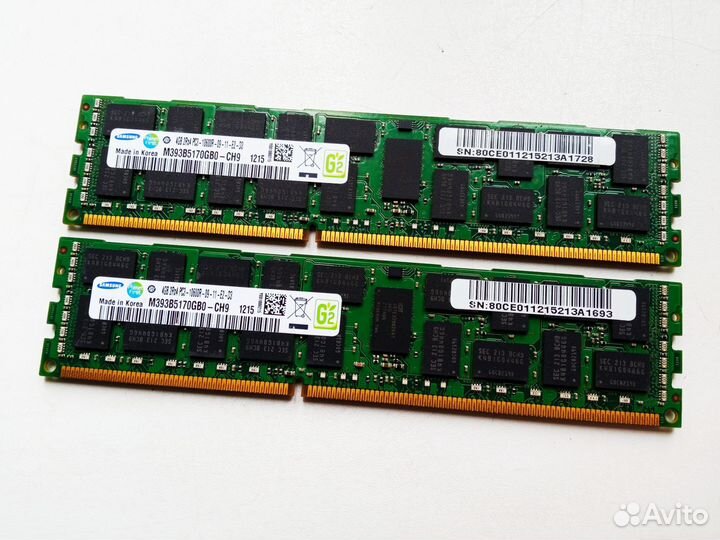 Оперативная память DDR3 Samsung 8Гб