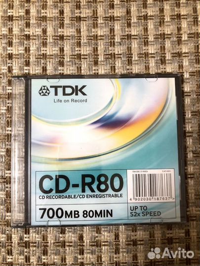 Диски CD-RW Verbatim и TDK