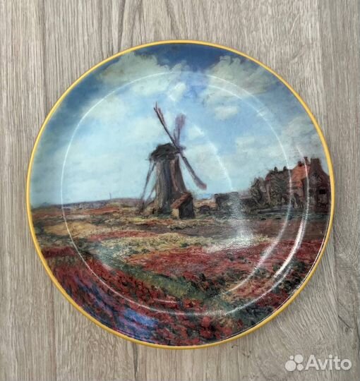 Настенная тарелка Тюльпаны Голландии Моне