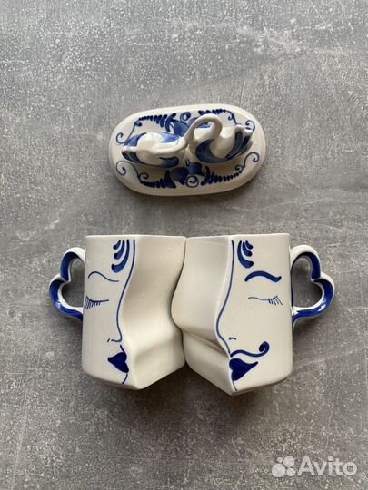 Гжель СССР статуэтка