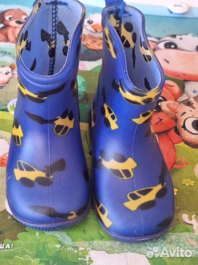 Детские резиновые сапоги,20/21 размер