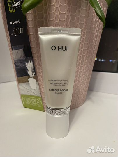 O HUI Отбеливающий пилинг+пенка