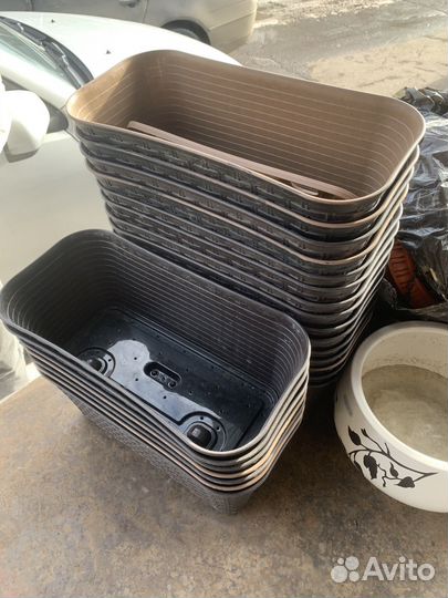 Горшок удлиненный для растенений 34х16х14