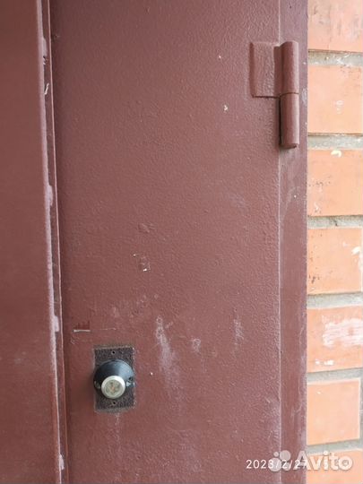 Двери металлические двустворчатые