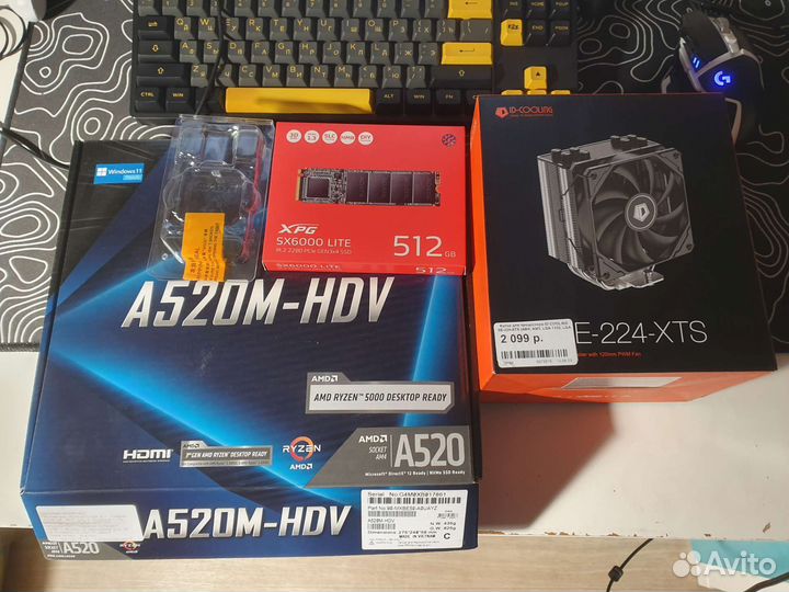 Игровой пк Ryzen 5 5500