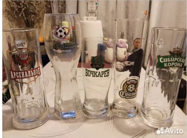 Пивные кружки и бокалы