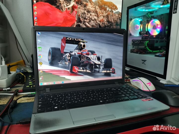 Игровой ноутбук samsung 4 ядра 2 видео карты