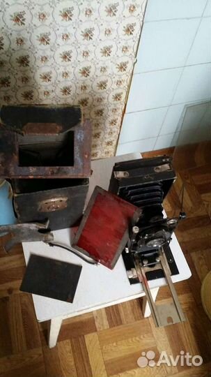Раритет.Старинный фотоаппарат со всеми деталями к