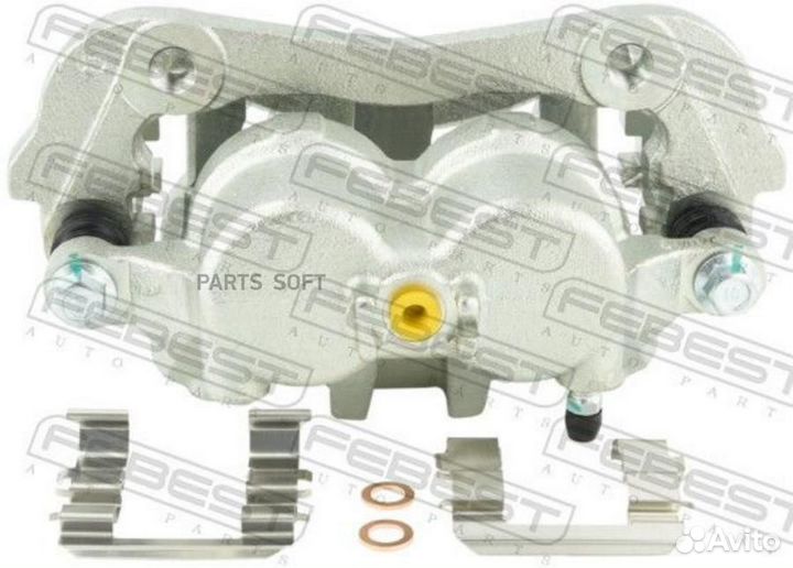 Febest 1277-H1FR суппорт тормозной передний правый