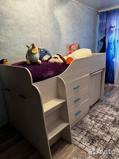 Детская кровать чердак