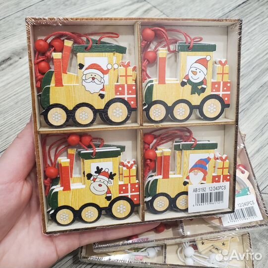 Новогодние игрушки набор