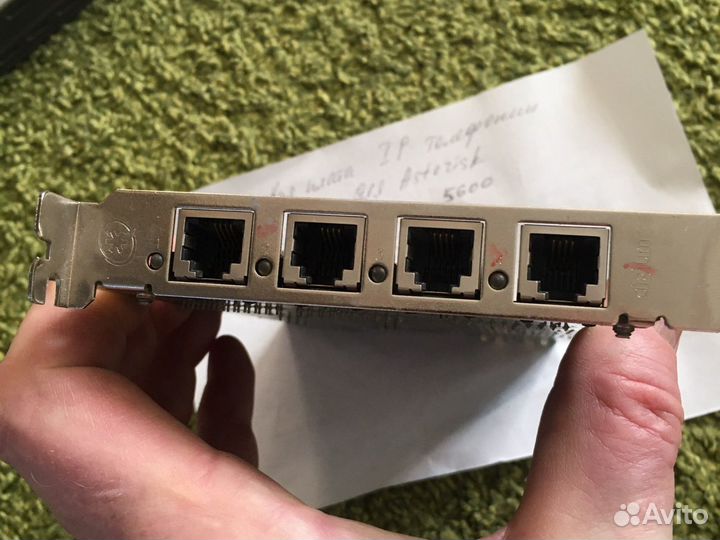 Плата аналоговая iP телефония