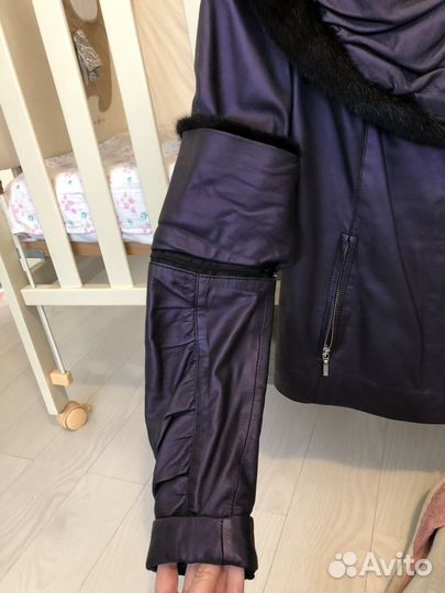 Куртка кожаная (утепленная) нат.кожа р-р 46-48