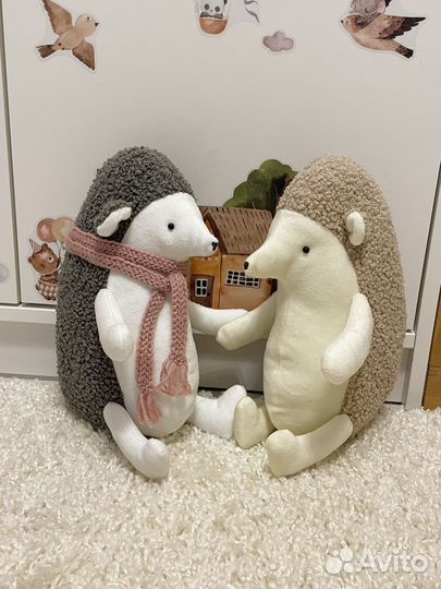 Ежик мягкая игрушка, ежик из букле ручной работы