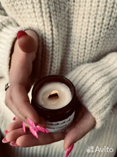 Ароматическая свеча подарок на новый год