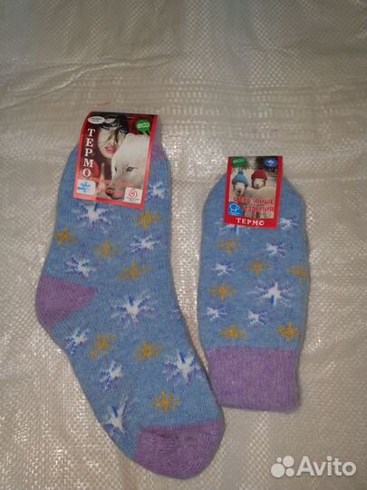 Носки и варежки из собачьей шерсти