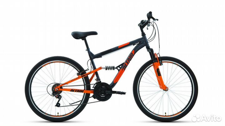 Велосипед горный двухподвес Altair MTB FS 1.0 d-26